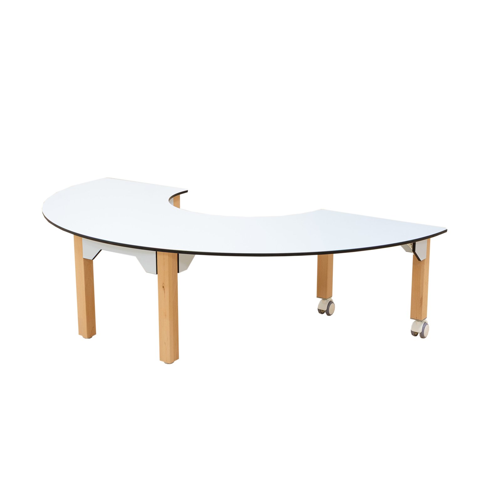 Table demi-cercle